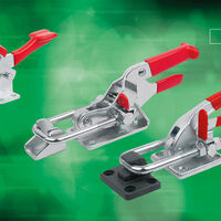 New at norelem: Toggle clamps with safety latch and versatile pull-action and quick-release clamps