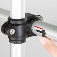 Verdrehsicherung für Rohrverbinder aus Kunststoff