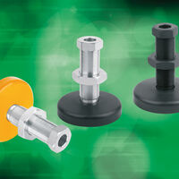New from norelem: Machine feet with a hollow bolt