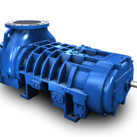 Hydrogen compression with screw compressors