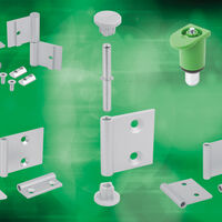 norelem Scharniere für Aluminiumprofile